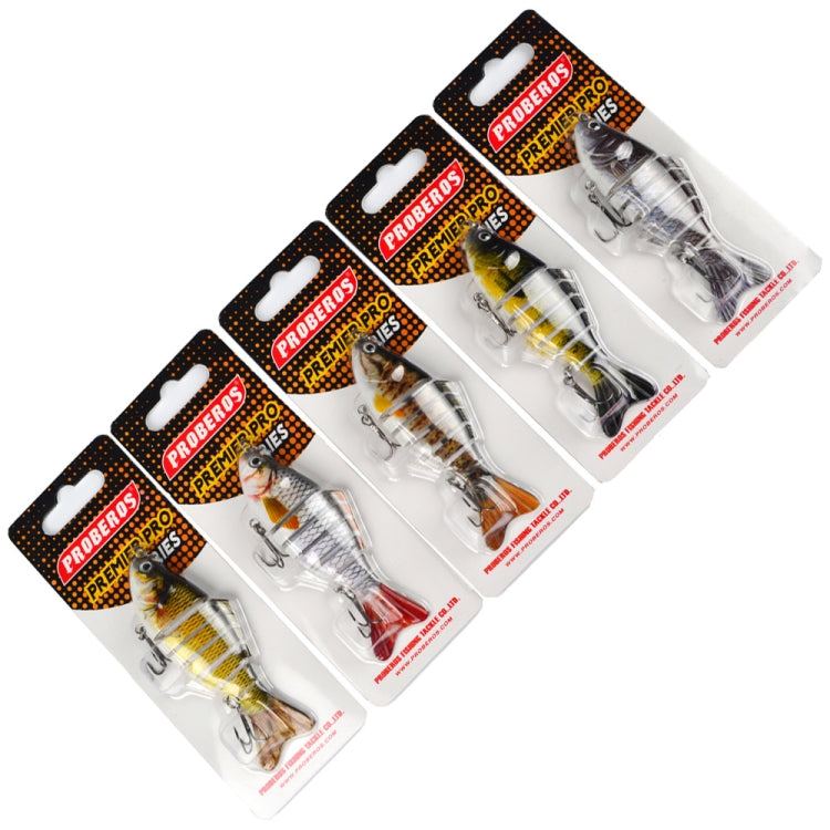 2 PCS PROBEROS HS001 10cm 15.5g Road Sub-Fish Bait Plastic Hard Bait, A, B, C, D, E, G, H, I, M, N, O, P, Q, R, S