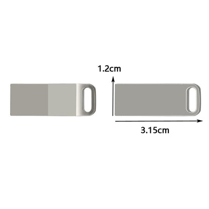 JHQG1 Step Shape Metal High Speed USB Flash Drives, 4GB, 64GB, 128GB
