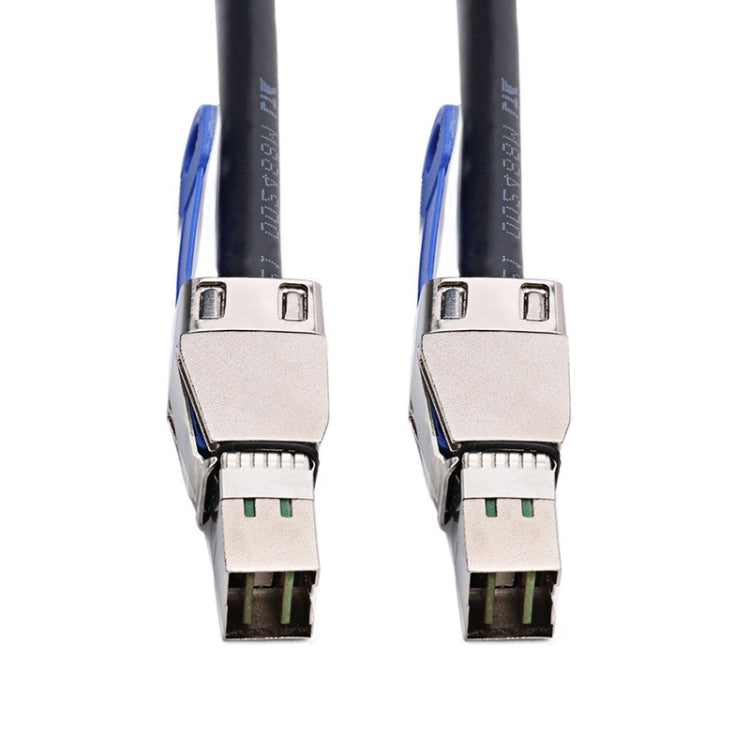 H0503 12Gbps SFF-8644 To 8644 HD Server External Hard Drive Data Cable, Black 1m, Black 2m, Black 3m
