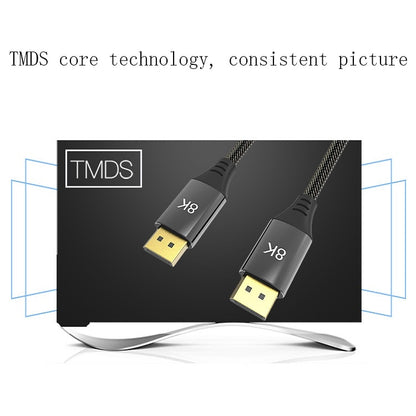 DP1.4 Version 8K DisplayPort Male to Male Computer Monitor HD Cable, 0.5m, 1.5m, 5m