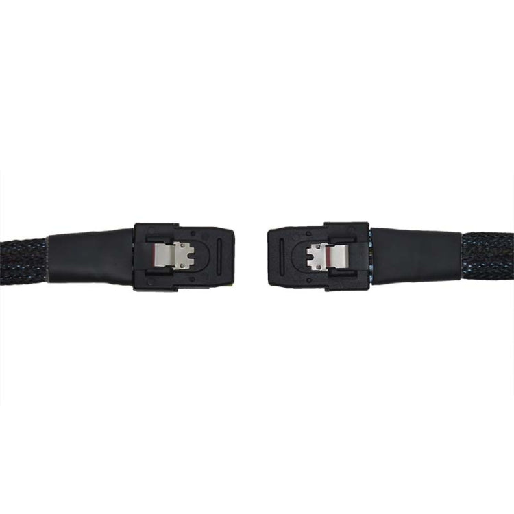 SAS36P SFF-8087 to SAS36P Cable Motherboard Server Hard Disk Data Cable, Black 0.7m