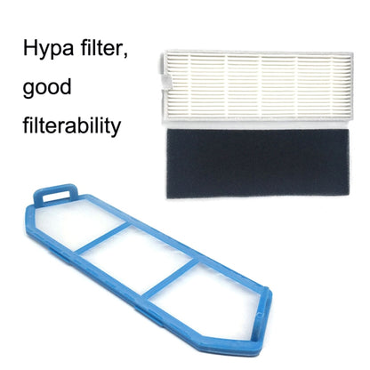 3pairs Side Brush Sweeper Accessories For Ilife A4, 1 Set, 3 PCS Side Brush, 3 PCS Rag, 5 PCS Filter