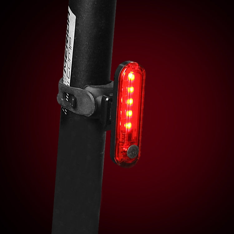 Bicycle Charging Waterproof Warning Light, Red, White
