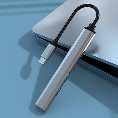 U5 Type-C Extender USB3.0 Splitter Multi-Port Expansion Dock, Number of interfaces: 4 in 1 (USB), 5 in 1 (Type-C)