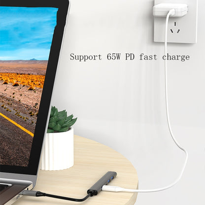 U5 Type-C Extender USB3.0 Splitter Multi-Port Expansion Dock, Number of interfaces: 4 in 1 (USB), 5 in 1 (Type-C)