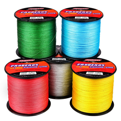 PROBEROS 4 Edited 300M Fish Line, 0.4 / 6LB, 0.6 / 8LB, 0.8 / 10LB, 1.0 / 15LB, 1.5 / 20LB, 2.0 / 25LB, 2.5 / 30LB, 3.0 / 35LB, 4.0 / 40LB