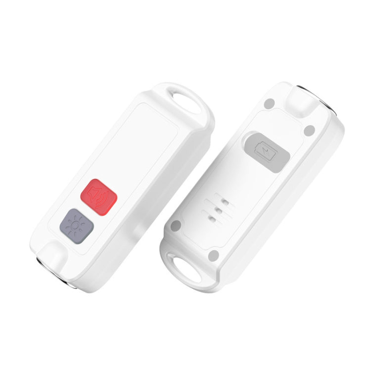 AF-2002 130dB Rechargeable Anti-Wolf Alarm Self-Defense Device With Distress Light, Blue, Green, Black, White