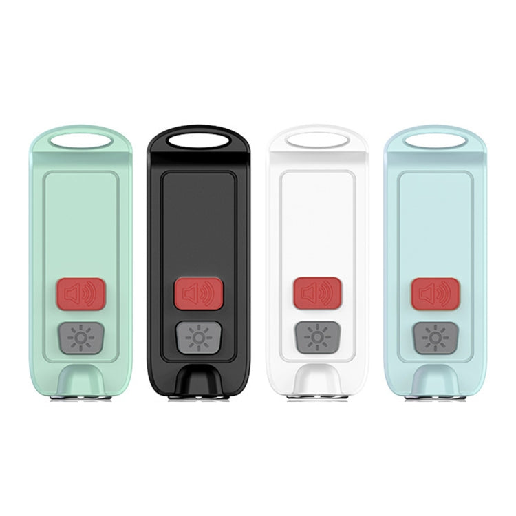 AF-2002 130dB Rechargeable Anti-Wolf Alarm Self-Defense Device With Distress Light, Blue, Green, Black, White