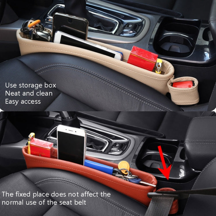 Car Seat Clamp Storage Box, Seat Clamp Brown, Seat Clamp Beige, Seat Clamp Black, Black Red Side