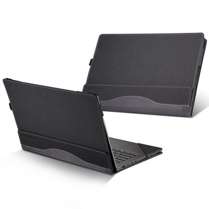 PU Leather Laptop Protective Case For HP Envy X360 15-BP / CN / DR / DS, Blue, Black, Wine Red