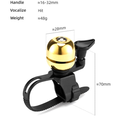 BG-201501 Bicycle Retro Mini Ball Bell, BG-201501 Bicycle Ball Bell(Black), BG-201501 Bicycle Ball Bell(Gold), BG-201501 Bicycle Ball Bell(Silver)
