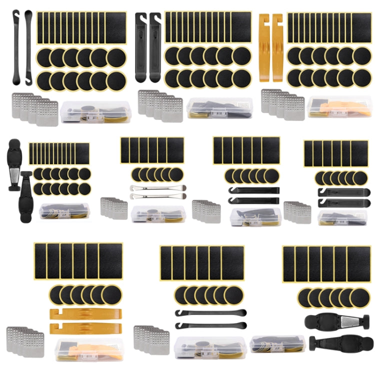 Bicycle Tire Repair Kit, 30 PCS / Set Black Iron Tire Lever, 30 PCS / Set Widen Tire Lever, 30 PCS / Set Yellow Tire Lever, 26 PCS / Set Fish Type Tire Lever, 18 PCS / Set Iron Tire Lever, 18 PCS / Set Plastic Tire Lever, 18 PCS / Set Widen Tire Lever