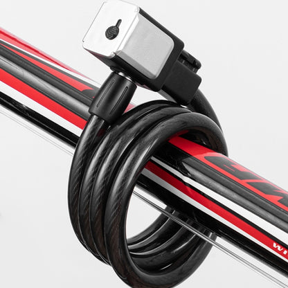BG-0518 Mountain Bike Portable Anti-Theft Bold Cable Lock, Length:, 1.8m With Lock Frame