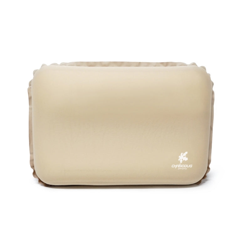 CHANODUG Camping Travel Portable Automatic Inflatable Foam Pillow, Pillow 46x30x12cm Gold, Pillow 46x30x12cm Navy Blue