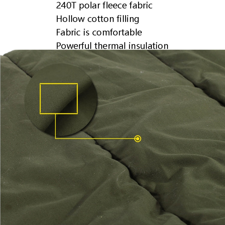 CHANODUG FX-8309 Camping Warm Envelop Style Sleeping Bag, Sleeping Bag Green, Sleeping Bag Khaki