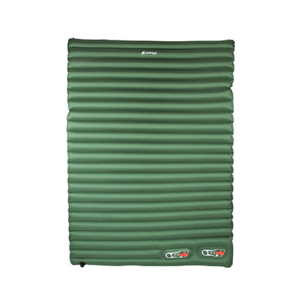 CHANODUG 4028 Outdoor Camping Double TPU Inflatable Mattress, Mattress Green, Mattress Blue