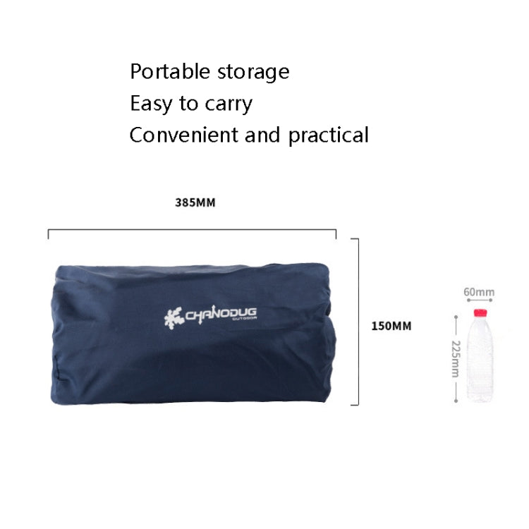 CHANODUG 4028 Outdoor Camping Double TPU Inflatable Mattress, Mattress Green, Mattress Blue