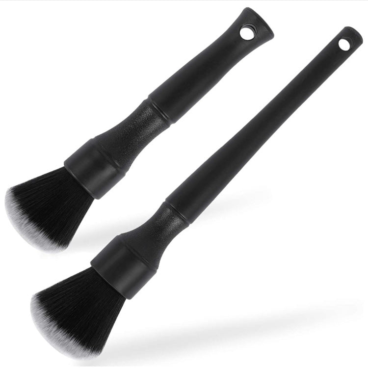 Car Air Conditioner Outlet Brush Interior Cleaning Soft Brush, Small+Large Red, Small+Large Black, Small+Large Blue