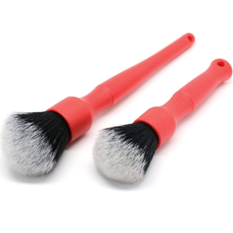 Car Air Conditioner Outlet Brush Interior Cleaning Soft Brush, Small+Large Red, Small+Large Black, Small+Large Blue