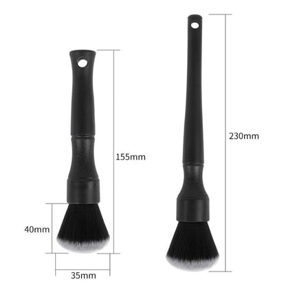 Car Air Conditioner Outlet Brush Interior Cleaning Soft Brush, Small+Large Red, Small+Large Black, Small+Large Blue