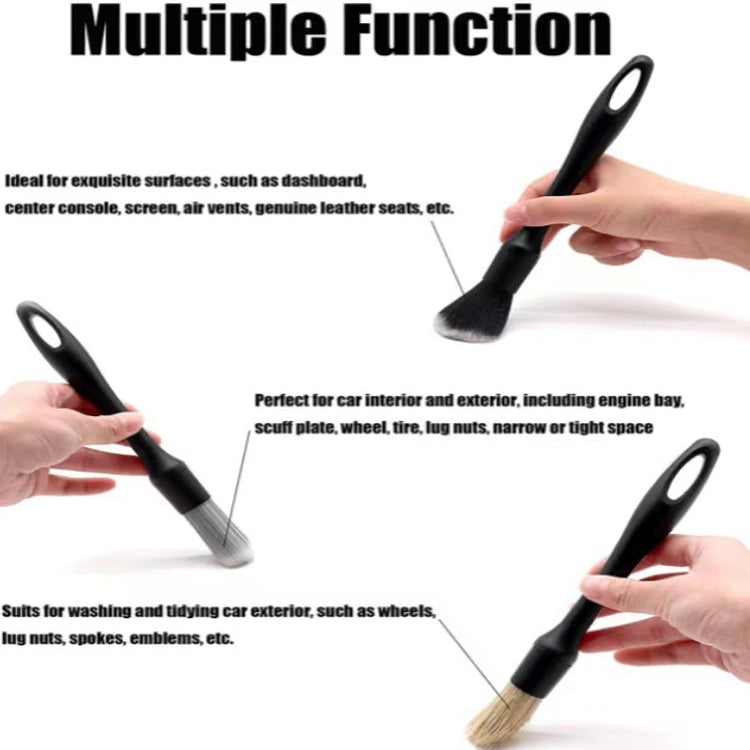 Car Interior Air Conditioning Cleaning Nylon Brush, 3pcs / set Nylon Brush