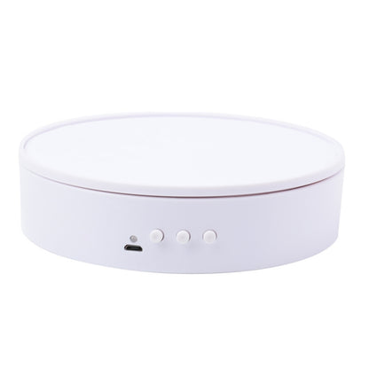 15cm Adjustable Speed Rotating Display Stand Props Turntable, White Mirror, Black Mirror, White Velvet, Black Velvet