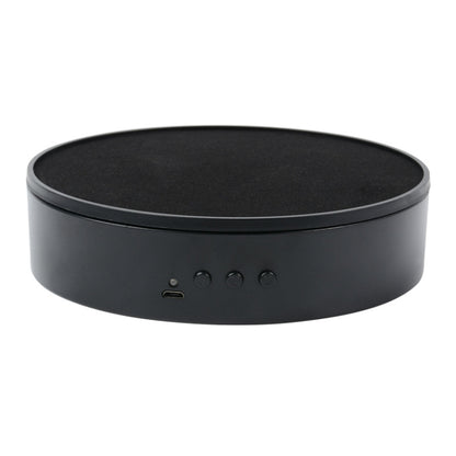 15cm Adjustable Speed Rotating Display Stand Props Turntable, White Mirror, Black Mirror, White Velvet, Black Velvet