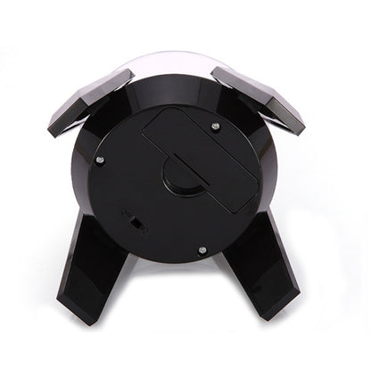 High-Footed UFO Solar 9cm 360 Rotating Display Stand Props Turntable, Gold Blue Light, Silver Blue Light, Black Blue Light, White Blue Light