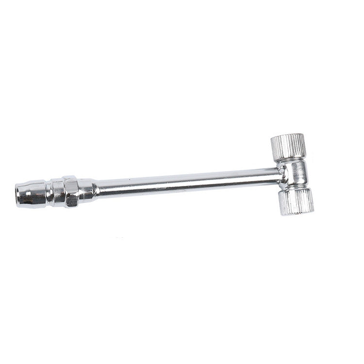 Car Tire Double-Ended Air Nozzle, T-type, Globe, Straight Handle, Straight Handle With Gaselet, Tobacco Bag With Gaselet