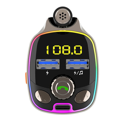 BC08 Car MP3 Bluetooth FM Transmitter With Ambient Light, BC08