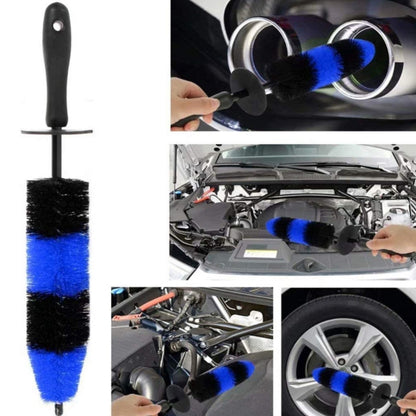 Car Wash Detail Brush Short Shank Tire Brush, 9 PCS / Set