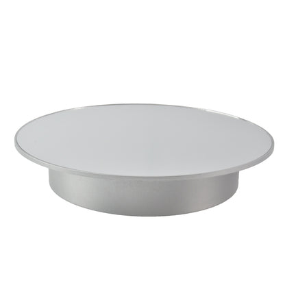 25cm USB Power Rotating Display Stand Video Shooting Props Turntable, Black Mirror, White Mirror, Golden Mirror, Silver Mirror, White+White Velvet, White+Black Velvet, White Bottom Frosted, Black Bottom Frosted, Black+Black Velvet
