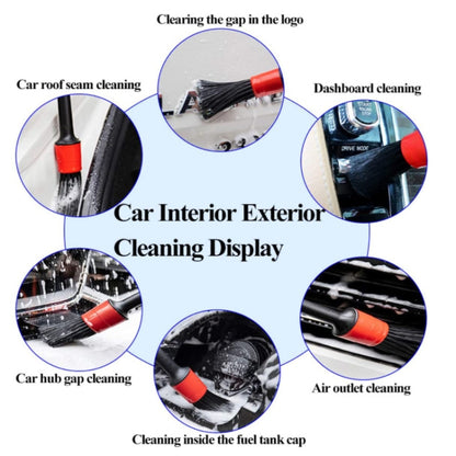 Double-Sided Towel Car Wash Gloves, 13 PCS / Set
