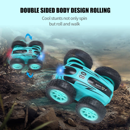 RD158-3 2.4G Mini High Speed Double Sided Remote Control Car Toy, English Box 08 Blue, English Box 08 Yellow
