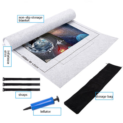 Solid Felt Jigsaw Puzzle Organizer Mat, 31 x 46 inch, 26 x 46 inch