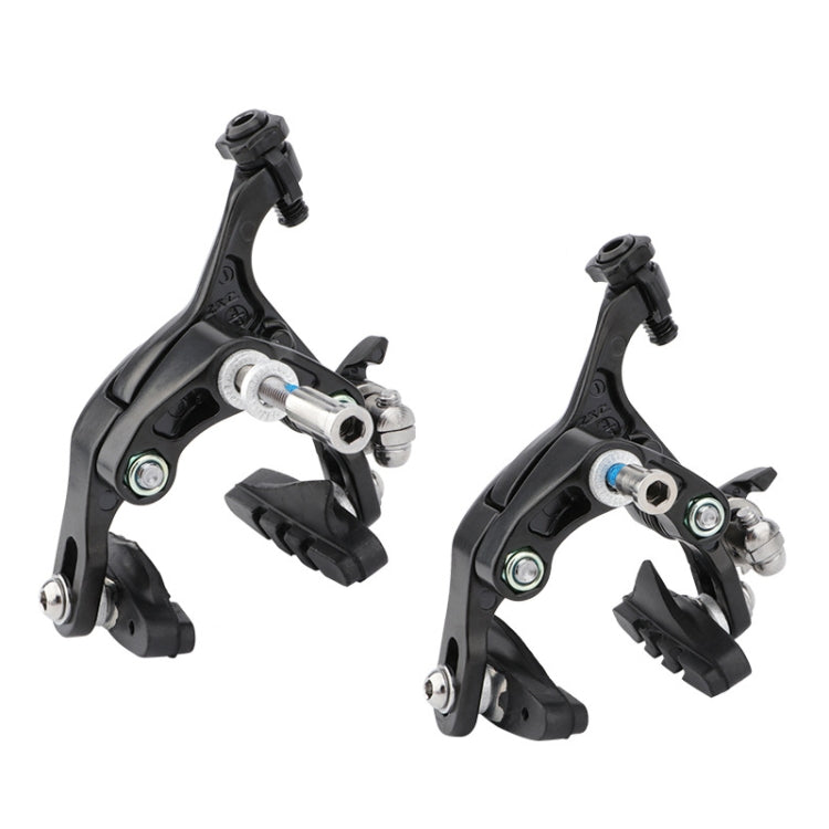 Meroca Bicycle Aluminum Alloy C Brake, Black Front+Rear, Black Single Front, Black Single Rear