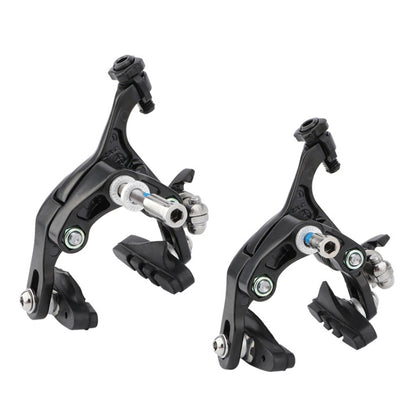 Meroca Bicycle Aluminum Alloy C Brake, Black Front+Rear, Black Single Front, Black Single Rear
