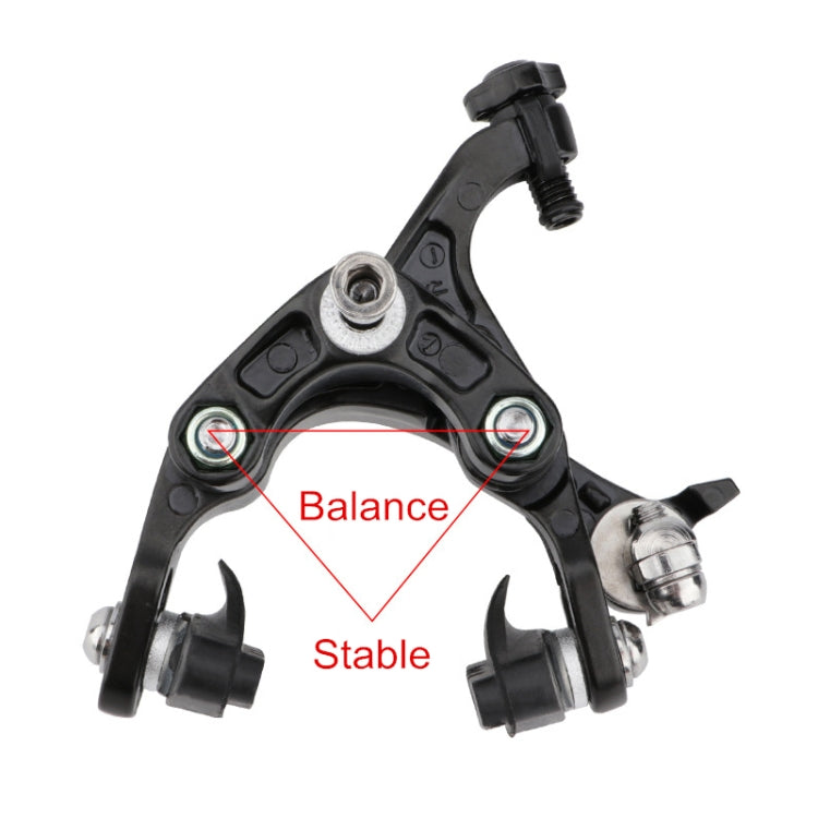 Meroca Bicycle Aluminum Alloy C Brake, Black Front+Rear, Black Single Front, Black Single Rear