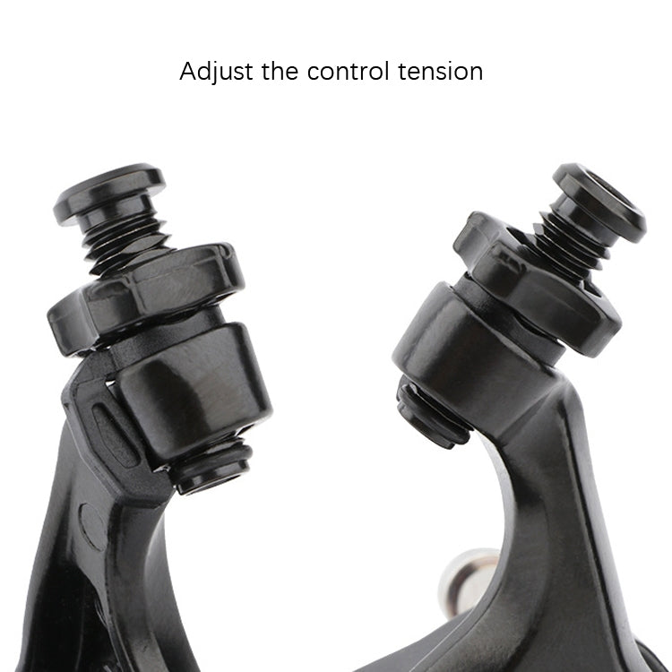Meroca Bicycle Aluminum Alloy C Brake, Black Front+Rear, Black Single Front, Black Single Rear