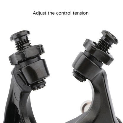 Meroca Bicycle Aluminum Alloy C Brake, Black Front+Rear, Black Single Front, Black Single Rear