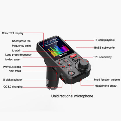 BT93 Color Screen Car MP3 Bluetooth Player, BT93