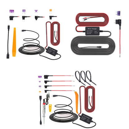 C301 12V to 5V Car ACC Takes Electricity Buck Cables, Model: MINI Straight Buck Cable + 1 x Take Appliance, Buckle + 4 x Take Appliance, MINI