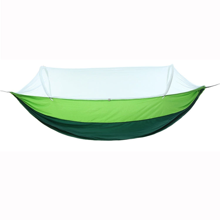 Outdoor Camping Anti-Mosquito Quick-Opening Hammock, Spec:, Single (Fruit Green+Ink Green), Single (Pink+Sky Blue), Double (Fruit Green+Ink Green), Double (Pink+Sky Blue), Double (Army Green)