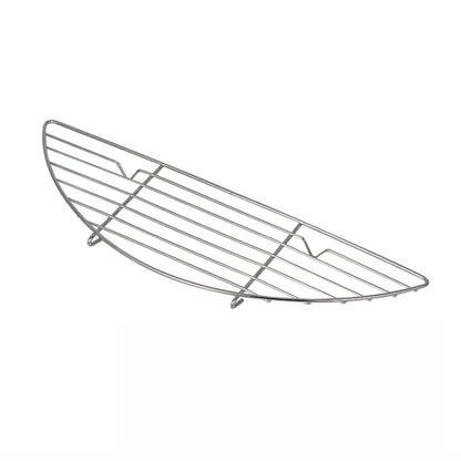 304 Stainless Steel Camping BBQ Frying Pan Steaming Rack, Size:, 26x8.5cm, 37x11cm