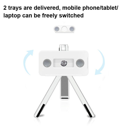 UP-1S Foldable Laptop Stand Mobile Phone Tablet Desktop Stand, Black, White