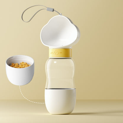 Dog Go Out Water Cup Portable Accompanying Cup Pet Drinking Water Drinker, 350ml+200ml, 350ml, 600ml
