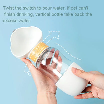 Dog Go Out Water Cup Portable Accompanying Cup Pet Drinking Water Drinker, 350ml+200ml, 350ml, 600ml