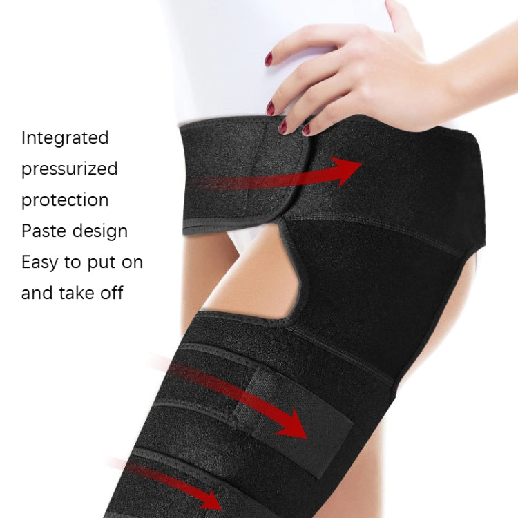 Sports Hiking Thigh Protective Gear, Thigh Protective Gear(Black)
