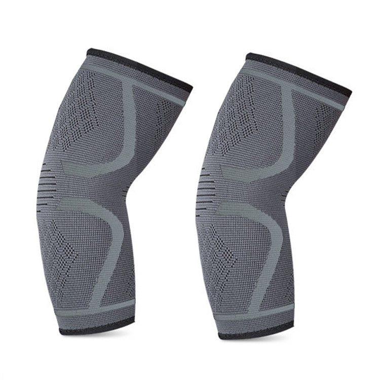 2pcs Fitness Sports Protective Gear Breathable Sweating Sports Elbow Pads, S (Red), M (Red), L (Red), S (Black), M (Black), L (Black), S (Smoke Gray), M (Smoke Gray), L (Smoke Gray)