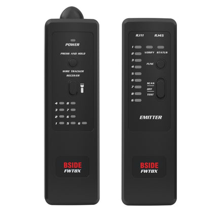 BSIDE FWT8X  Dual Mode Network Wire Tracker Cable Toner RJ45 RJ11 Accurate Ethernet LAN Tracer, FWT8X